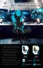 Кресло игровое Knight Thunder 5X черный эко.кожа крестов. металл