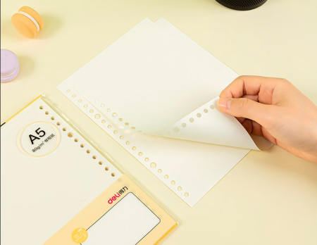 Блокнот Deli NB560-1YELLOW B5 60л линейка желтый