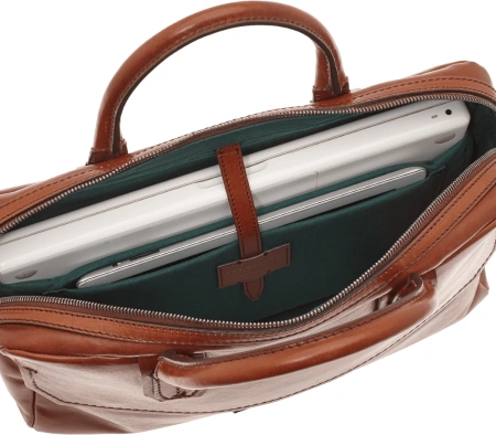 Портфель The Bridge Williamsburg 06141701/90 коричневый натур.кожа