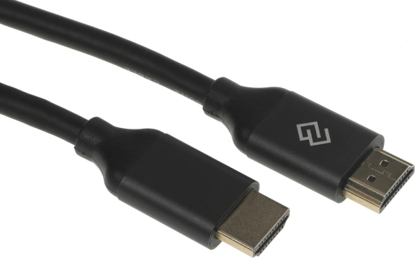 Кабель аудио-видео Digma HDMI (m)/HDMI (m) 1.5м. феррит.кольца позолоч.конт. черный (D-HDMI-V2.1-1.5