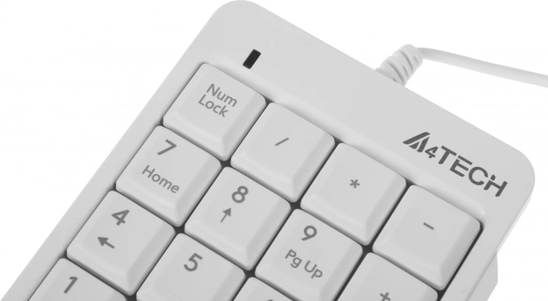 Числовой блок A4Tech Fstyler FK13P белый USB slim для ноутбука (FK13P WHITE)