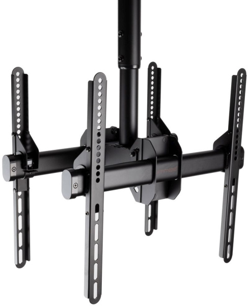 Кронштейн для телевизора Arm Media LCD-1750 черный 26"-65" макс.90кг потолочный поворот и наклон