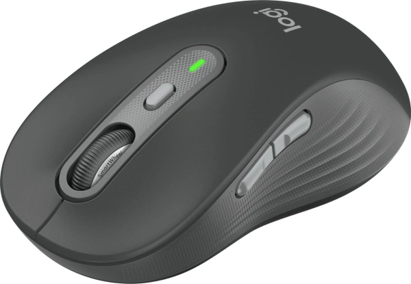 Мышь Logitech M750 L Large графитовый оптическая 4000dpi беспров. BT/Radio USB 5but (910-006266)