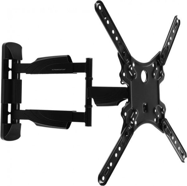 Кронштейн для телевизора Ultramounts UM871 черный 23"-55" макс.35кг настенный поворотно-выдвижной и наклонный