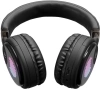 Гарнитура накладные Digma BT-16 черный беспроводные bluetooth оголовье (BT-16B)