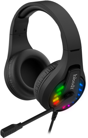 Наушники с микрофоном A4Tech Bloody G230 черный 2м накладные USB оголовье (G230)