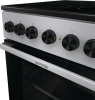 Плита Электрическая Gorenje GEC5B20SG серебристый стеклокерамика (без крышки)