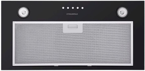 Вытяжка встраиваемая Maunfeld Crosby Singl 5028 черный управление: кнопочное (1 мотор)