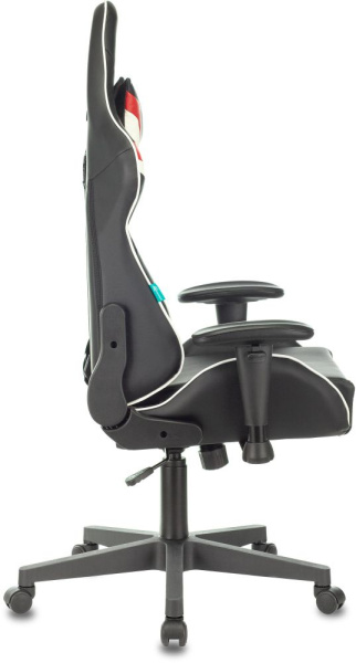 Кресло игровое Zombie Z4 черный/красный эко.кожа крестов.