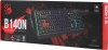 Клавиатура A4Tech Bloody B140N черный USB Multimedia for gamer LED (подставка для запястий) (B140N)