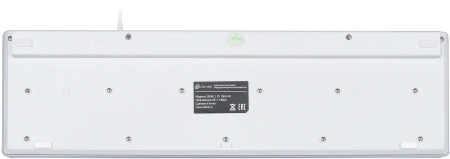 Клавиатура Оклик 550ML белый USB slim Multimedia LED