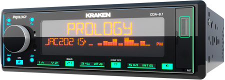 Автомагнитола Prology CDA-8.1 KRAKEN 1DIN 8x65Вт RDS (PRCDA8.1KRAKEN)