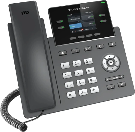 Телефон IP Grandstream GRP-2612G черный