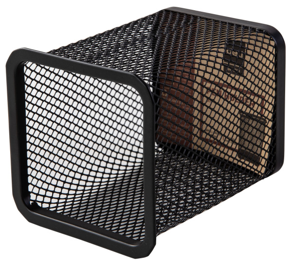 Подставка Deli E9174 для письменных принадлежностей черный металл сетка