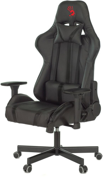 Кресло игровое A4Tech Bloody GC-600 черный эко.кожа крестов. металл