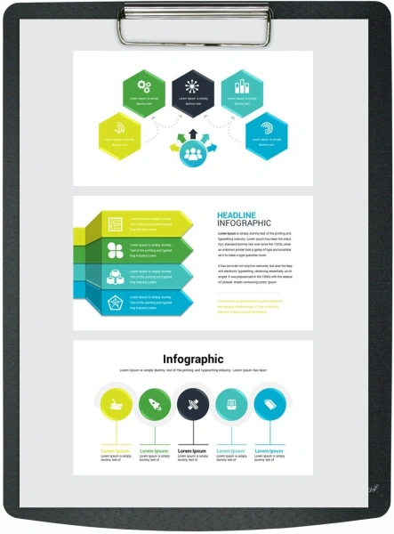 Папка-планшет Silwerhof 957019 A4 полифом 2мм черный