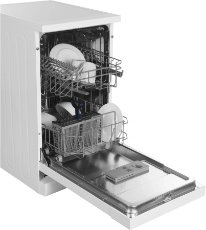 Посудомоечная машина Hyundai DF414 белый (узкая)
