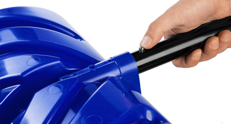 Лопата совковая Зубр Сибирь для уборки снега средний (39925)