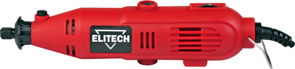 Шлифмашина прямая Elitech МПШ 015Э красный/черный