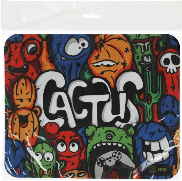 Коврик для мыши Cactus Colorful Cacti рисунок 300x250x3мм (CS-MP-D03M)