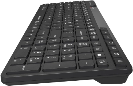 Клавиатура A4Tech Fstyler FBK27C AS черный USB беспроводная BT/Radio slim Multimedia (FBK27C AS)