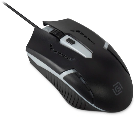 Мышь Оклик 398G черный оптическая (1000dpi) USB (3but)