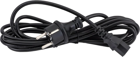 Шнур питания Lanmaster LAN-PP13/SH-3.0-BK C13-Schuko проводник.:3x0.75мм2 3м 220В черный