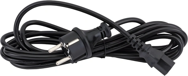 Шнур питания Lanmaster LAN-PP13/SH-3.0-BK C13-Schuko проводник.:3x0.75мм2 3м 220В черный