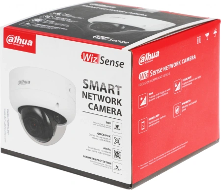 Камера видеонаблюдения IP Dahua DH-IPC-HDBW3441E-AS-0280B-S2 2.8-2.8мм цв. корп.:белый (DH-IPC-HDBW3441EP-AS-0280B-S2)