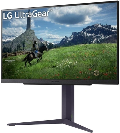 Монитор LG 27" UltraGear 27GS85Q-B черный IPS LED 16:9 HDMI матовая HAS 400cd 178гр/178гр 2560x1440 200Hz FreeSync DP 2K USB 6.2кг