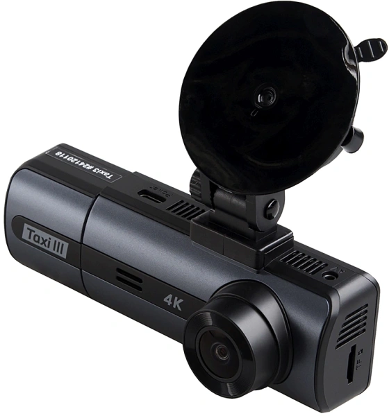 Видеорегистратор Silverstone F1 Taxi 3 4K черный 2160x3840 2160p 140гр.