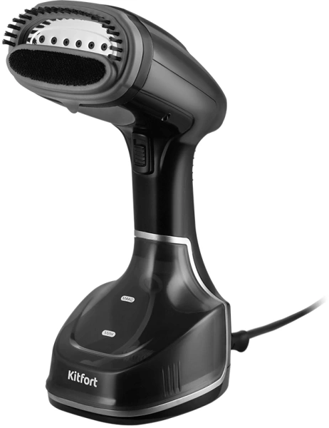 Отпариватель ручной Kitfort КТ-9209 1400Вт черный/серебристый