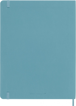 Блокнот Moleskine CLASSIC SOFT QP621B35 XLarge 190х250мм 192стр. линейка мягкая обложка голубой