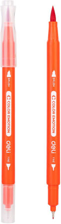 Фломастеры Deli EC151-12 Color Emotion 12цв. пластиковая коробка (12шт.)