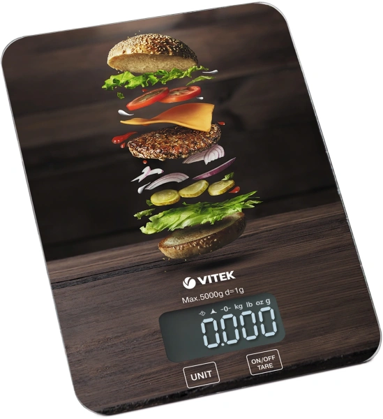 Весы кухонные электронные Vitek Starlight VT-2428 макс.вес:5кг рисунок