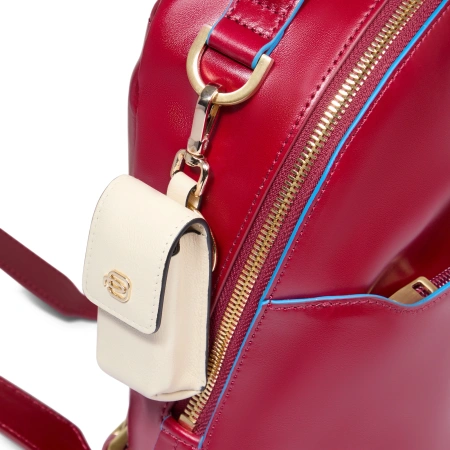 Рюкзак женский Piquadro Blue Square CA6677B2/R красный кожа