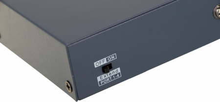 Коммутатор Hikvision DS-3E0105P-E/M(B) 4x100Mb 4PoE+ 35W неуправляемый