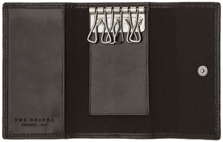Ключница The Bridge Story Uomo 01801601/20 черный натур.кожа