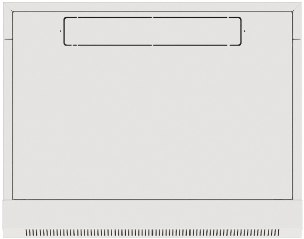 Шкаф коммутационный Бастион SKAT TB-6W660GF-G (4418) настенный 6U 600x600мм пер.дв.стекл металл направл.под винты 60кг серый 500мм 18.8кг 220град. 370мм IP20 сталь укомплектованный