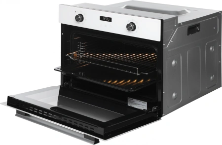 Духовой шкаф Электрический Hyundai HEO 64512 WG стекло белое