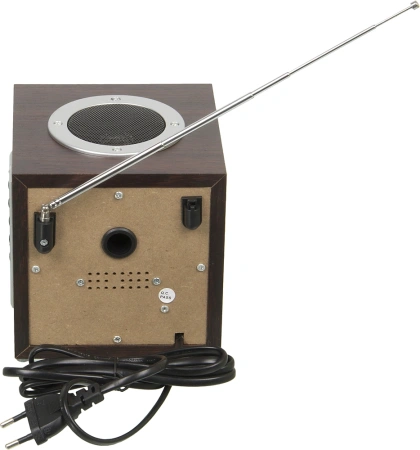 Радиоприемник настольный Hyundai H-SRS200 вишня USB SD/microSD