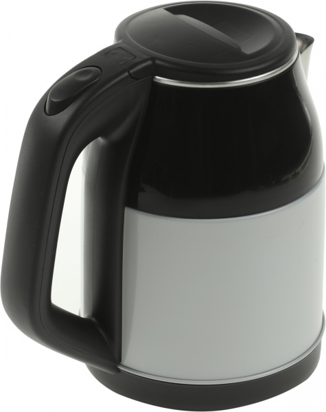 Чайник электрический Supra KES-1843S 1.8л. 1500Вт черный/белый (корпус: нержавеющая сталь)