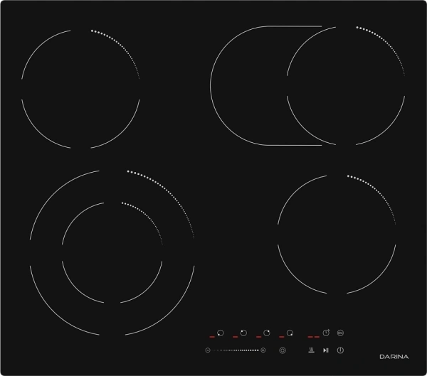 Варочная поверхность Darina 6P E 328 B черный