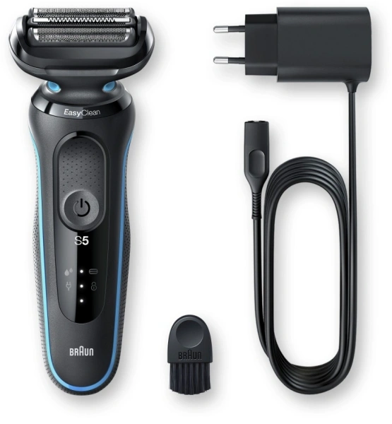 Бритва сетчатая Braun Series 5 50-M1000s реж.эл.:3 питан.:аккум. черный