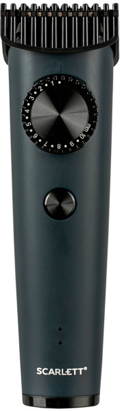 Машинка для стрижки Scarlett SC-HC63C104 графитовый/черный 5Вт (насадок в компл:1шт)
