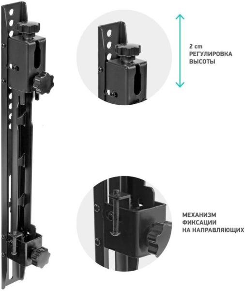 Кронштейн-адаптер для телевизора Onkron AAV-1 черный 32"-50" макс.19кг настенный