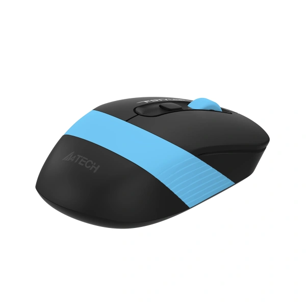 Мышь A4Tech Fstyler FG10 черный/синий оптическая (2000dpi) беспроводная USB (4but)