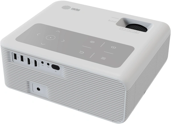 Проектор Cactus CS-PRM.01WT.Full HD LCD 700Lm ANSI (1920x1080) 2500:1 ресурс лампы:50000часов 2xUSB typeA 2xHDMI 1.8кг