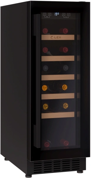 Винный шкаф Lex LWD3020BL 1-нокамерн. черный
