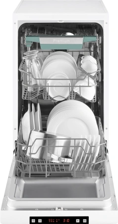 Посудомоечная машина Weissgauff DW 4535 белый (узкая)